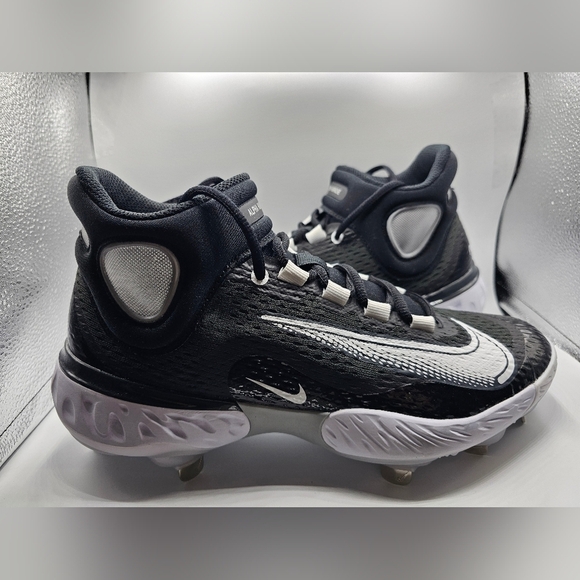 Nike Alpha Huarache Elite Mid 'Black Dark Smoke Grey' Baseball